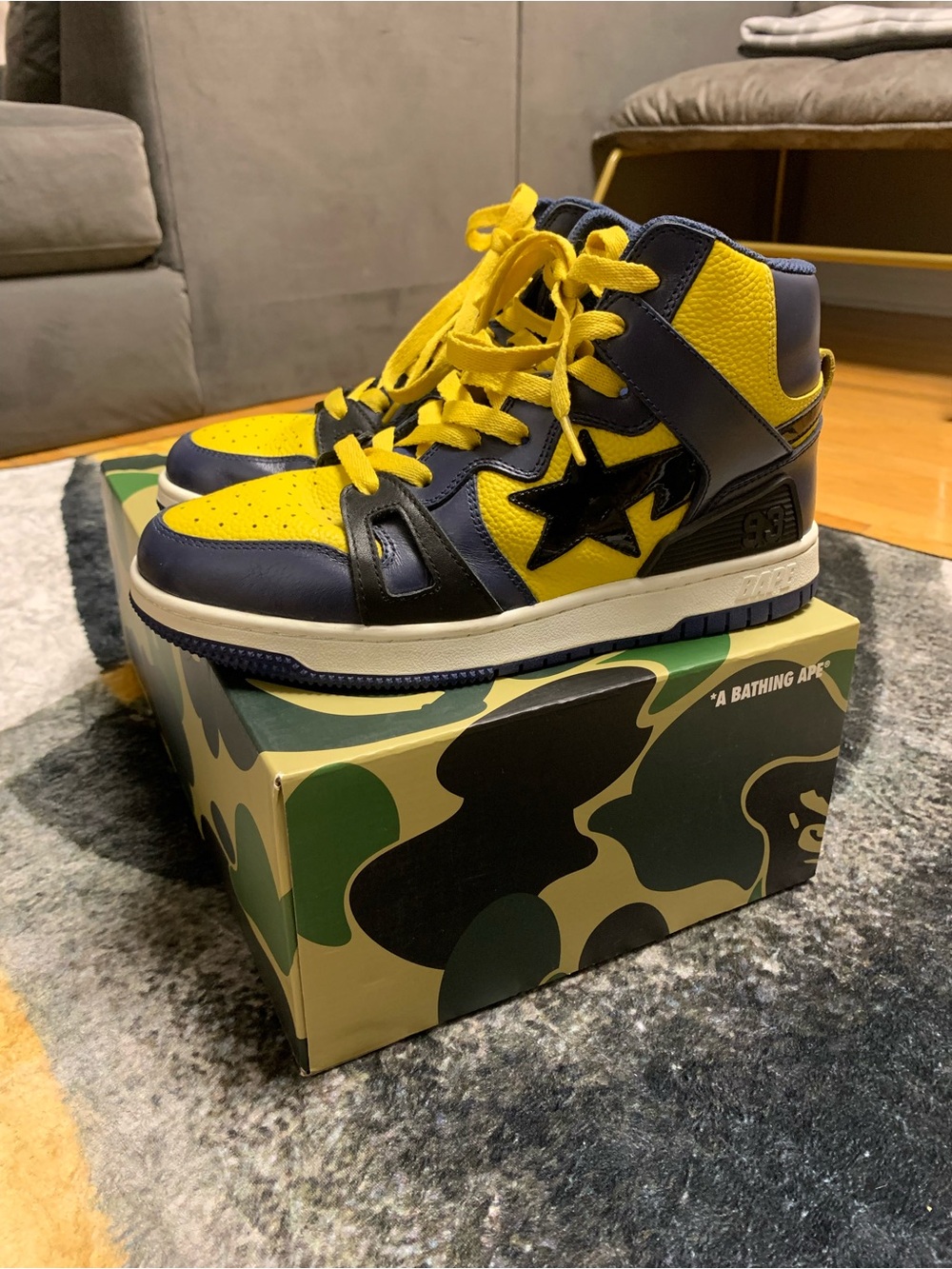 Bapesta Shoes Michigan High Tops